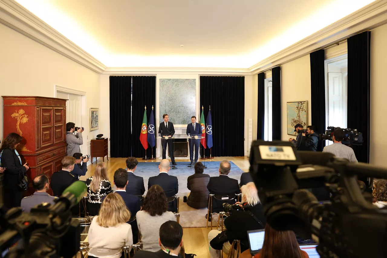 Joint press statements by NATO Secretary General Mark Rutte with the Prime Minister of Portugal, Luís Montenegro