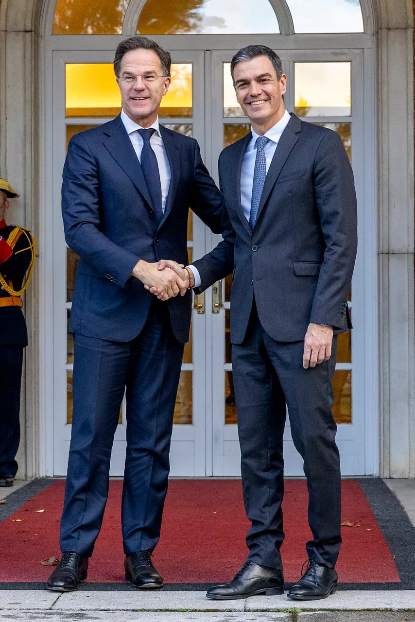 NATO Secretary General Mark Rutte meets with Pedro Sanchez, Prime Minister of Spain
