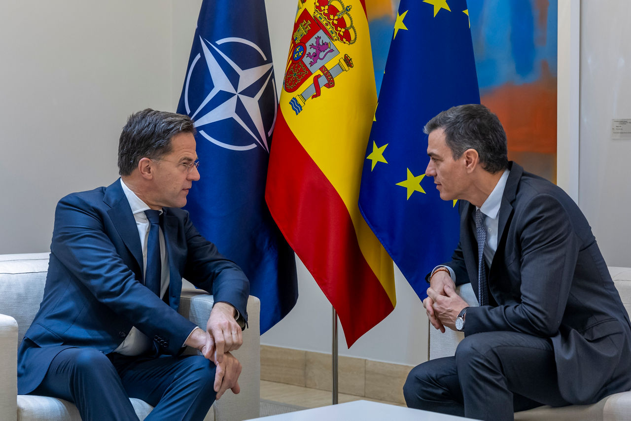 NATO Secretary General Mark Rutte meets with Pedro Sanchez, Prime Minister of Spain