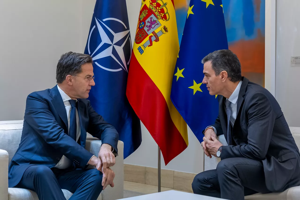 NATO Secretary General Mark Rutte meets with Pedro Sanchez, Prime Minister of Spain