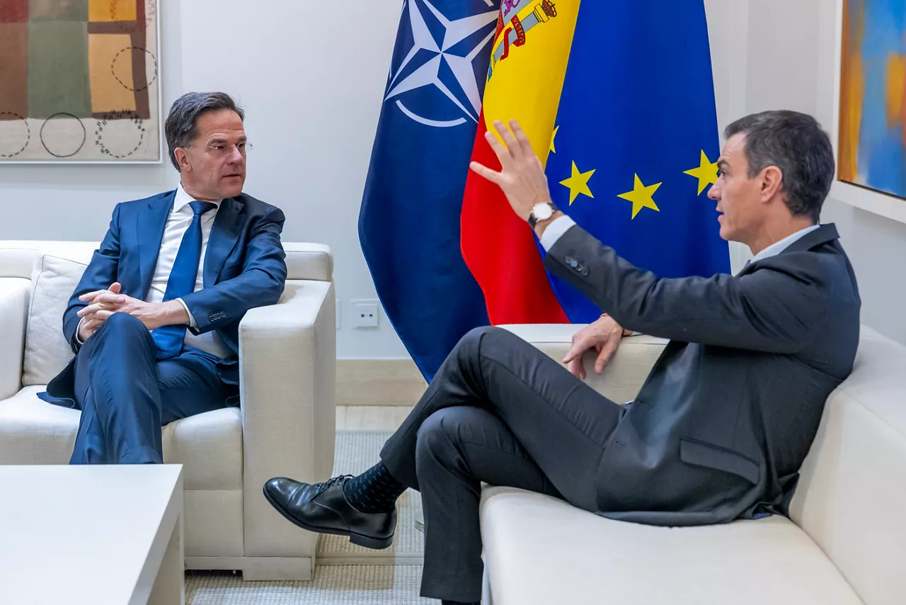NATO Secretary General Mark Rutte meets with Pedro Sanchez, Prime Minister of Spain