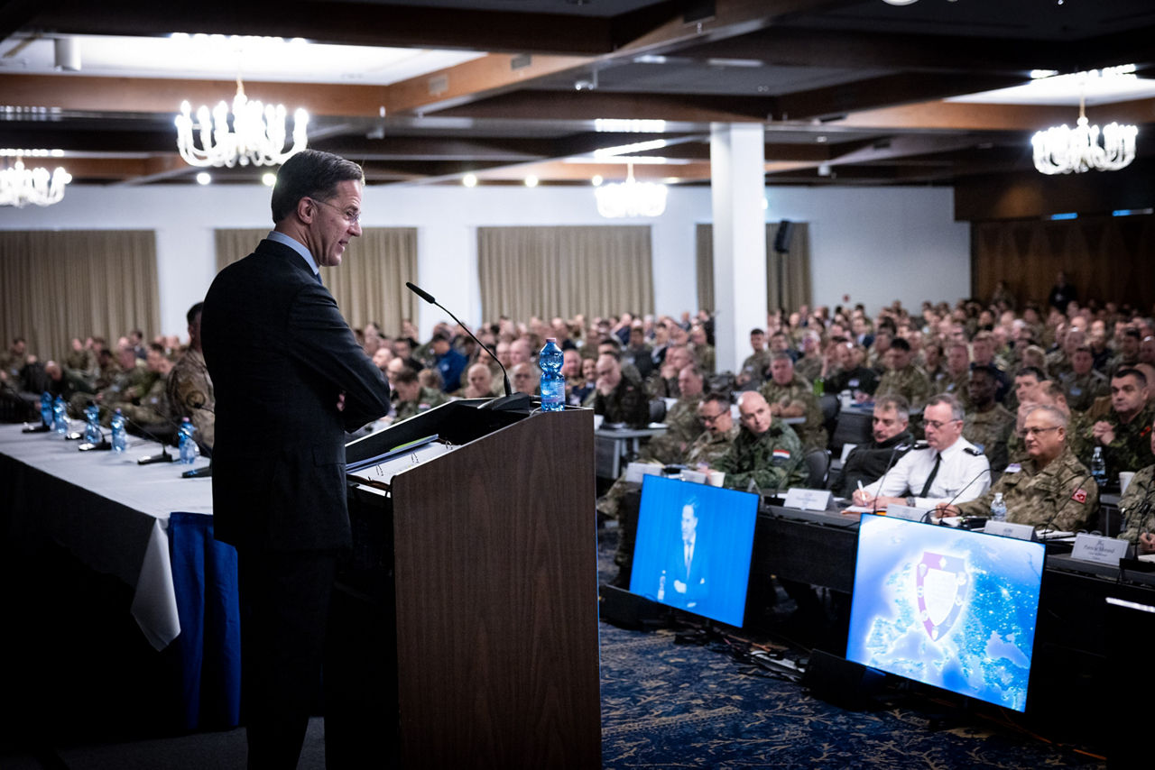NATO Secretary General Mark Rutte participates in the European Strategy Conference in Ramstein, Germany, where he delivers a keynote speech followed by an exchange of views