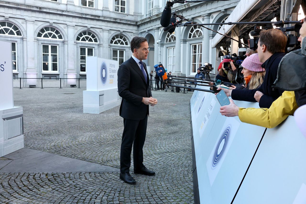 Doorstep statement by NATO Secretary General Mark Rutte ahead of the informal meeting of European Union Leaders