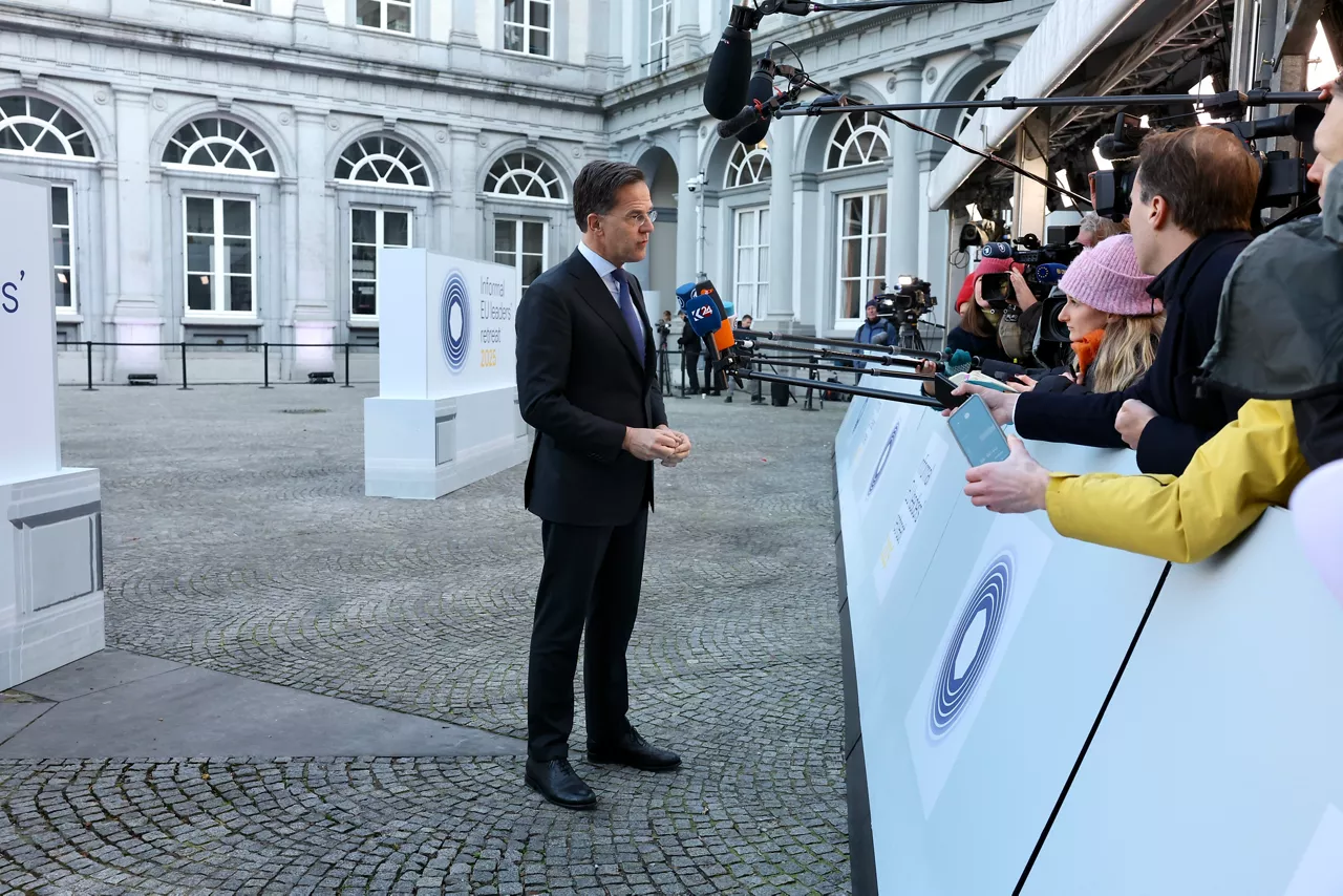 Doorstep statement by NATO Secretary General Mark Rutte ahead of the informal meeting of European Union Leaders