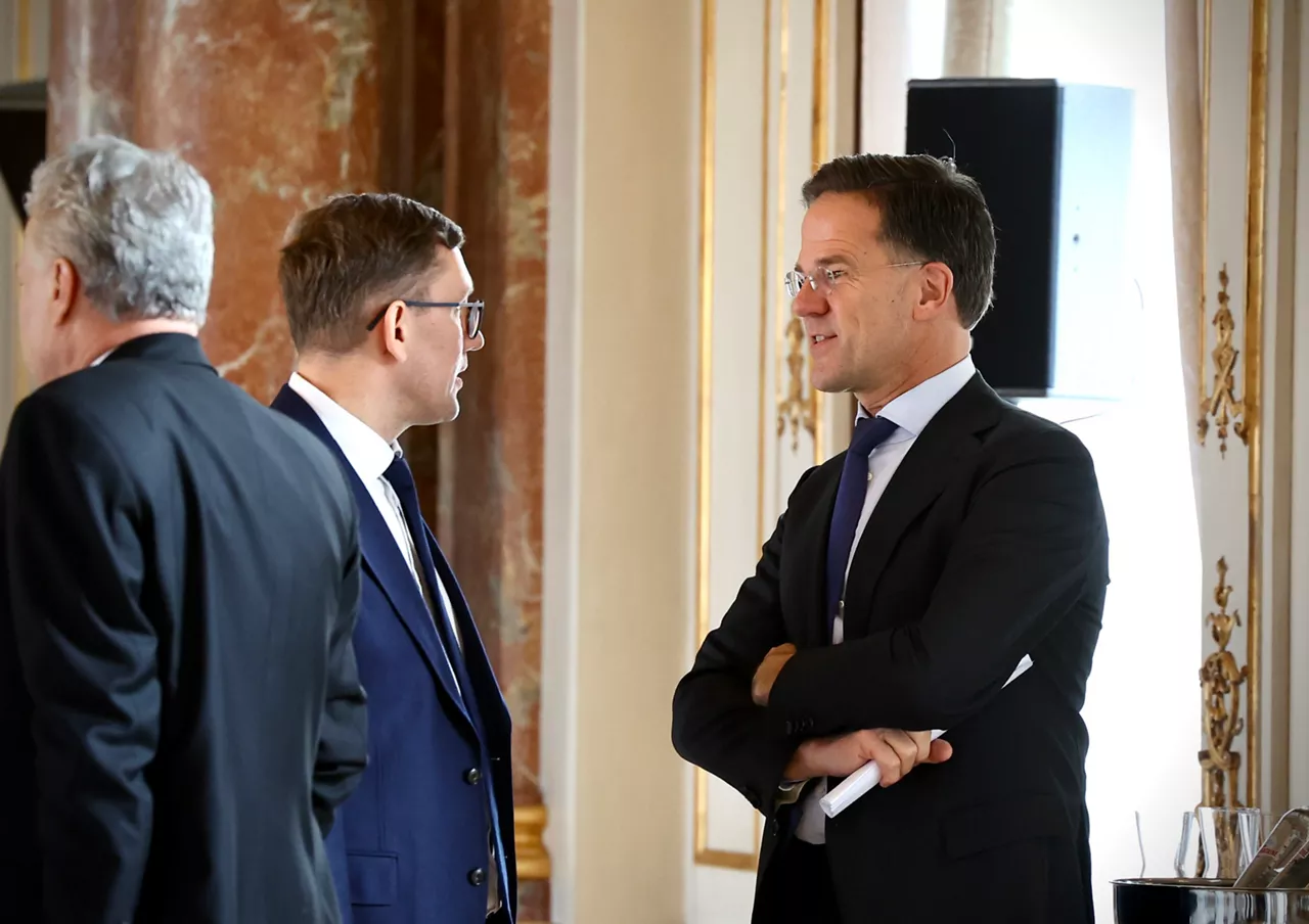 NATO Secretary General Mark Rutte with Kristen Michal, Prime Minister of Estonia