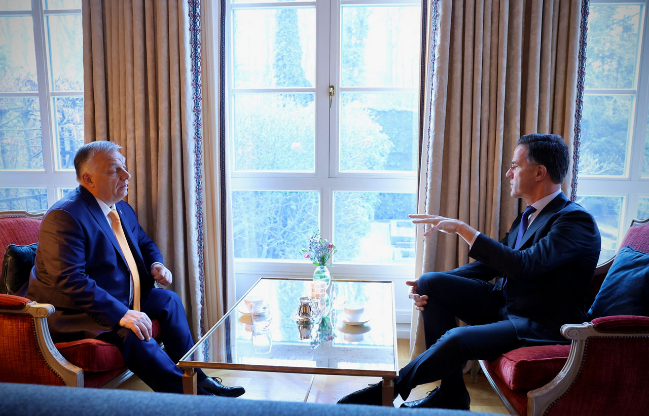 NATO Secretary General, Mark Rutte meets with the Prime Minister of Hungary, Viktor Orbán