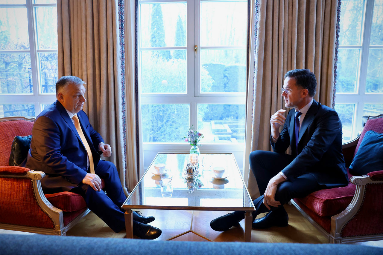 NATO Secretary General, Mark Rutte meets with the Prime Minister of Hungary, Viktor Orbán