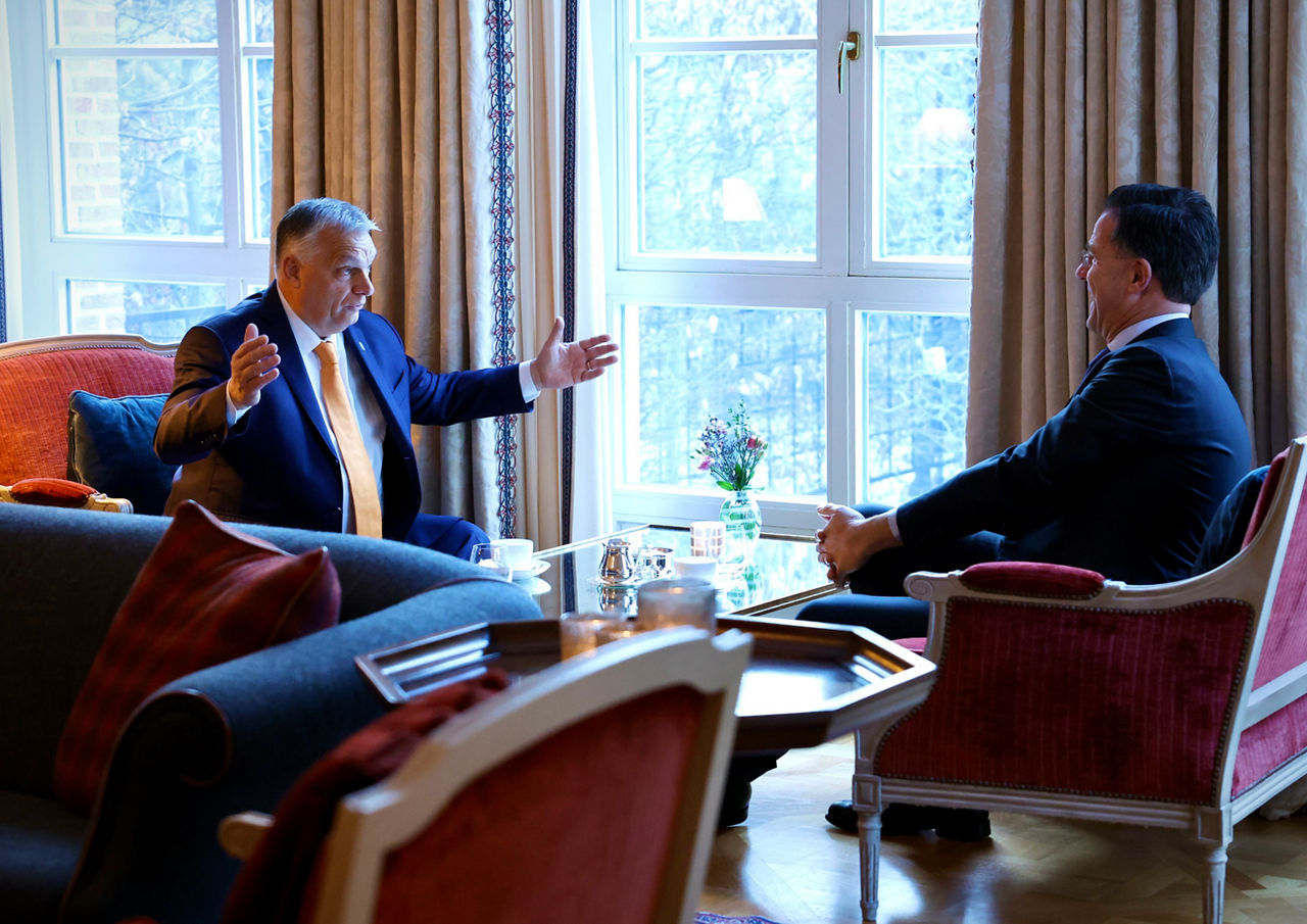 NATO Secretary General, Mark Rutte meets with the Prime Minister of Hungary, Viktor Orbán