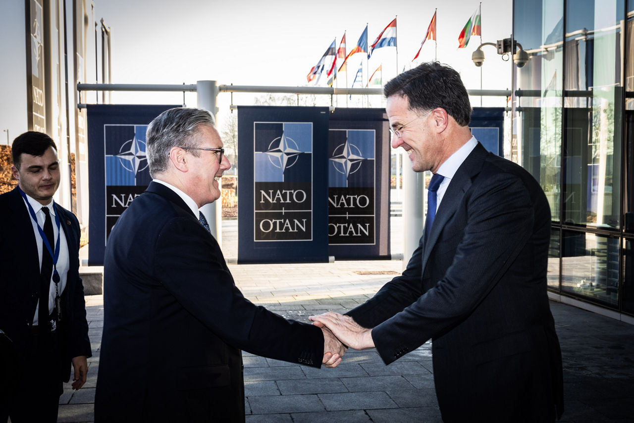 NATO Secretary General Mark Rutte meets with the Prime Minister of the United Kingdom, Sir Keir Starmer