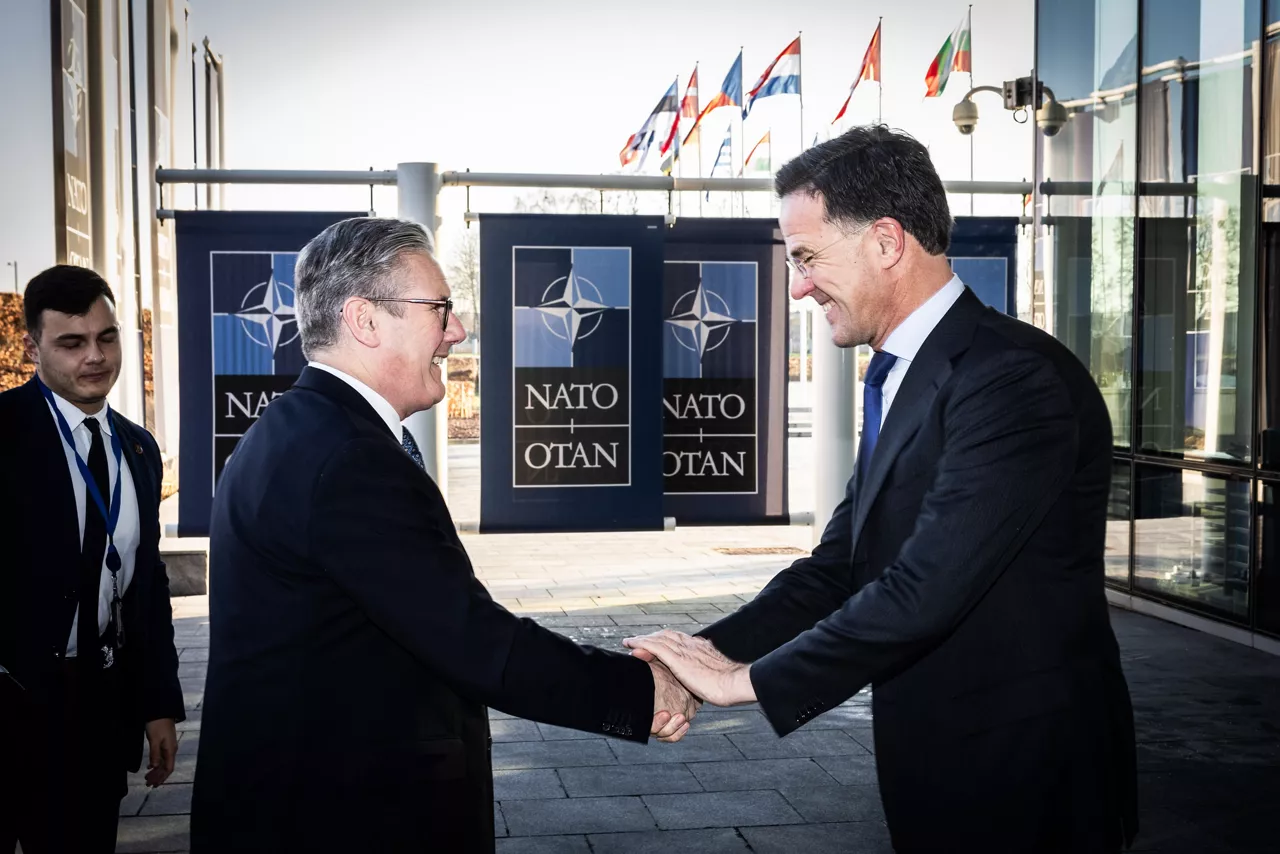 NATO Secretary General Mark Rutte meets with the Prime Minister of the United Kingdom, Sir Keir Starmer