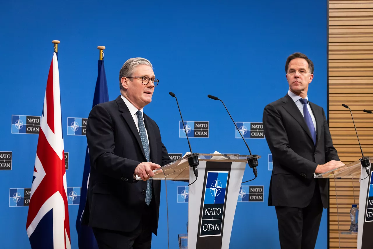 Joint press conference with NATO Secretary General Mark Rutte and the Prime Minister of the United Kingdom, Sir Keir Starmer