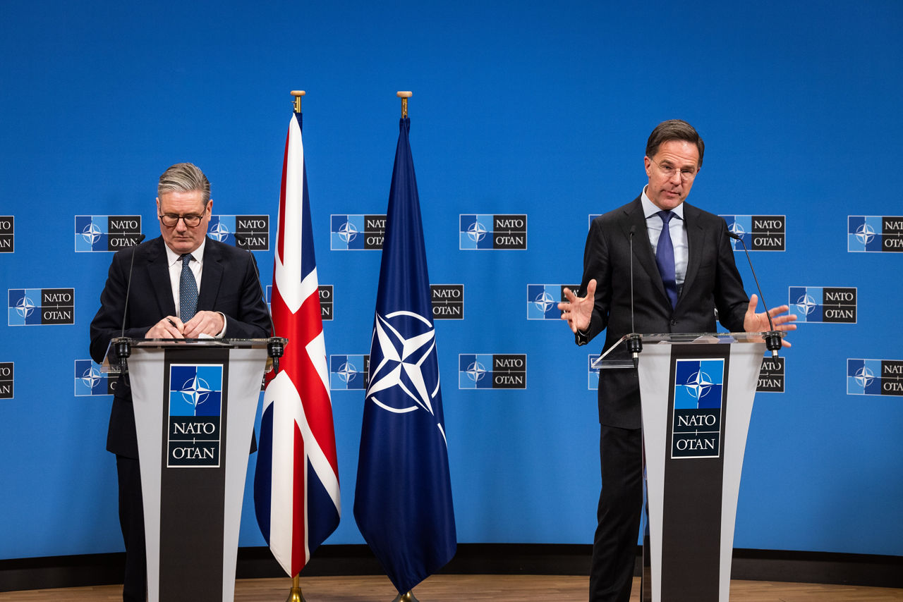 Joint press conference with NATO Secretary General Mark Rutte and the Prime Minister of the United Kingdom, Sir Keir Starmer