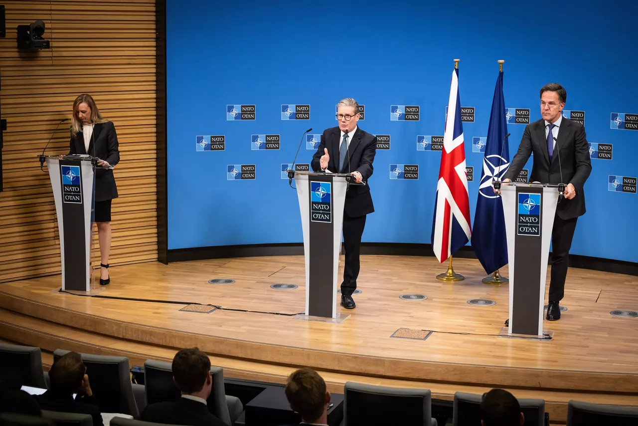 Joint press conference with NATO Secretary General Mark Rutte and the Prime Minister of the United Kingdom, Sir Keir Starmer