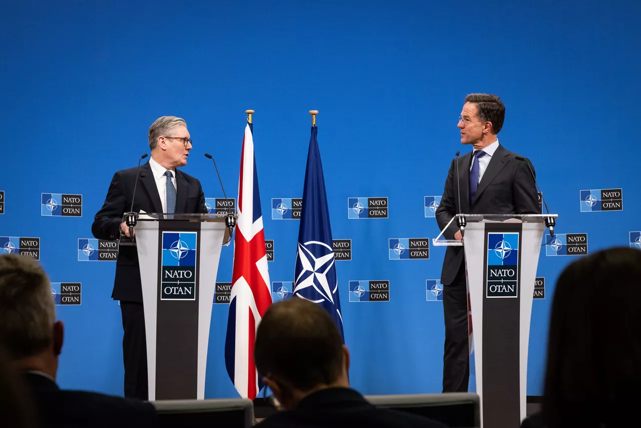 Joint press conference with NATO Secretary General Mark Rutte and the Prime Minister of the United Kingdom, Sir Keir Starmer