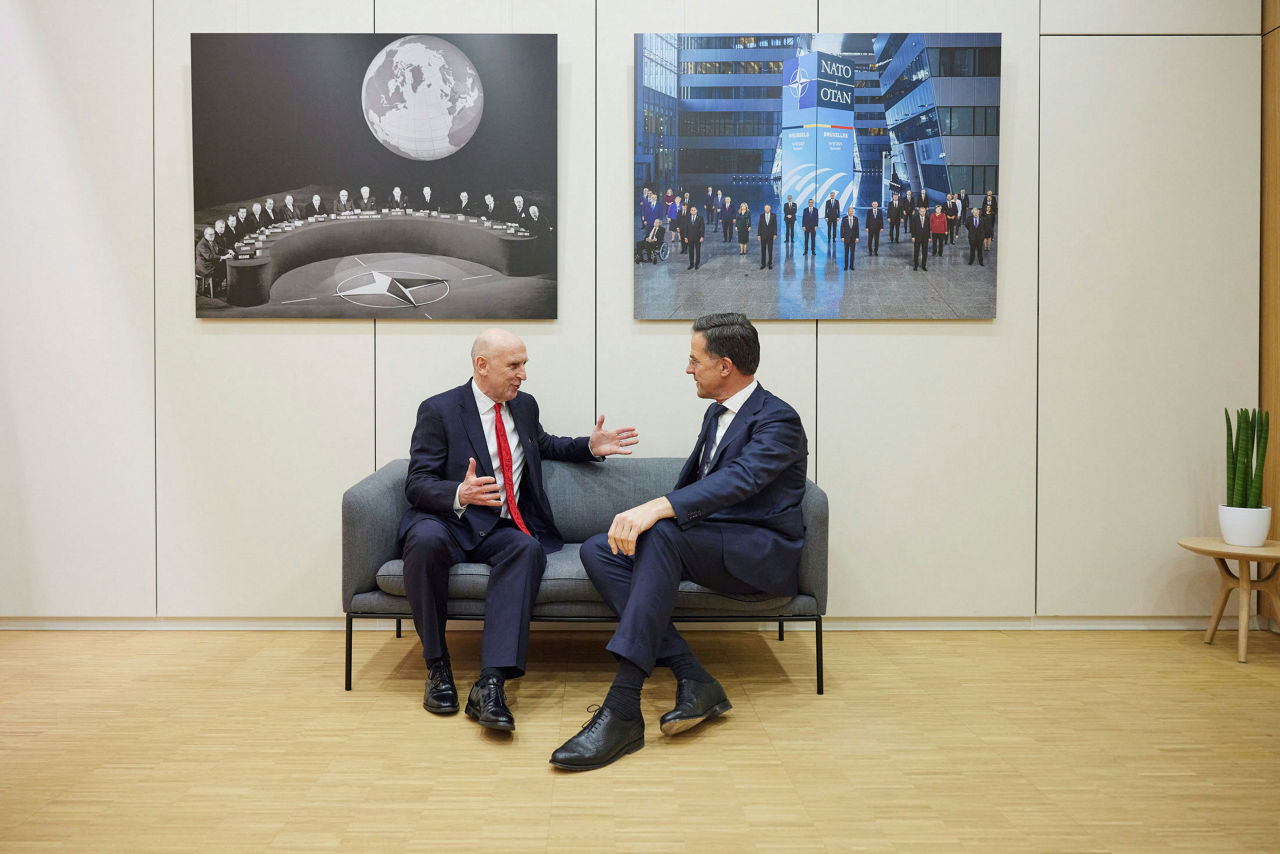 NATO Secretary General Mark Rutte meets with UK Secretary of State for Defence, John Healey