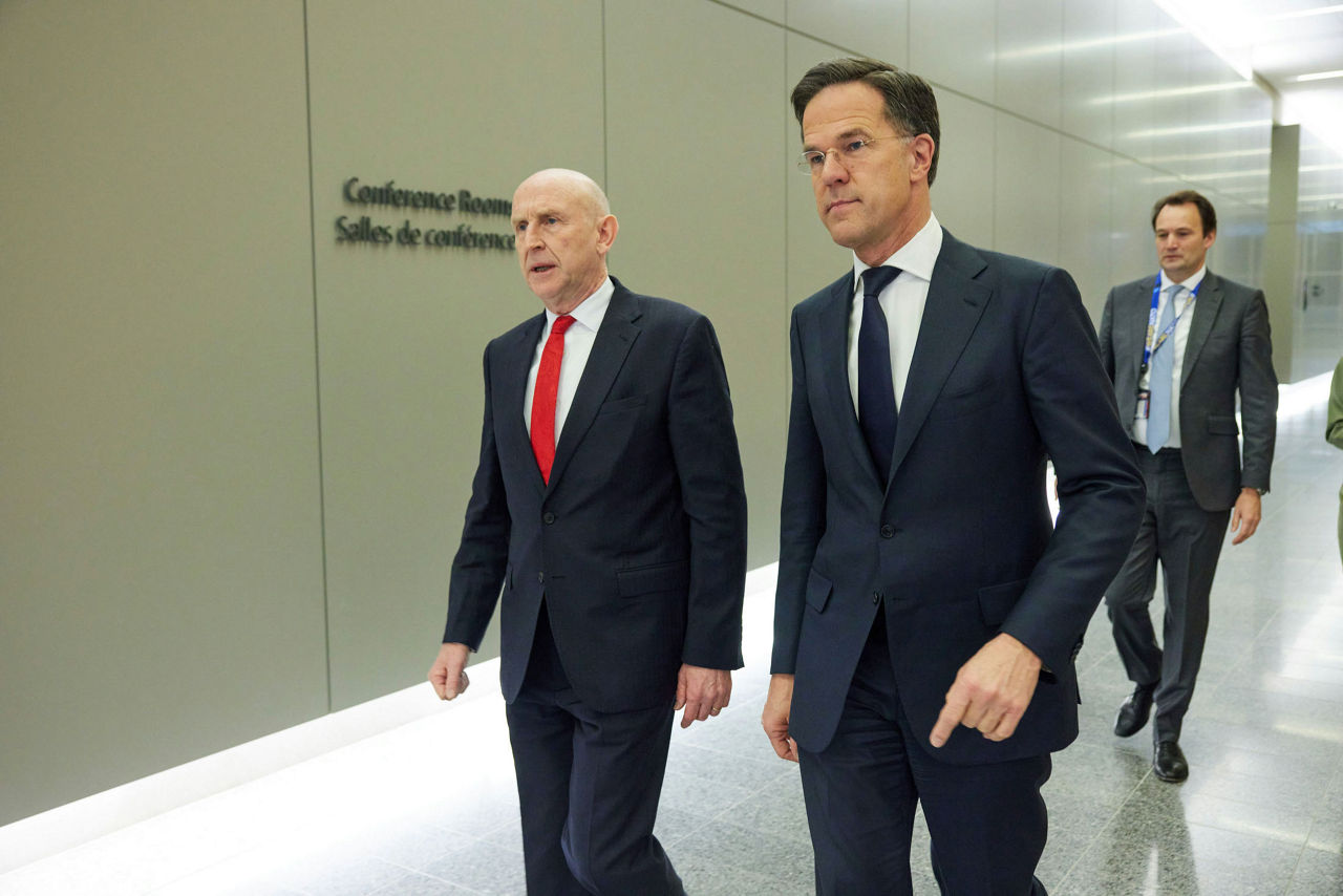 NATO Secretary General Mark Rutte meets with UK Secretary of State for Defence, John Healey