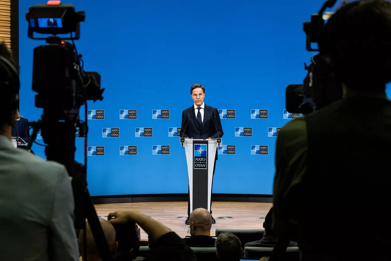 Press conference by NATO Secretary General Mark Rutte ahead of the meetings of NATO Defence Ministers in Brussels