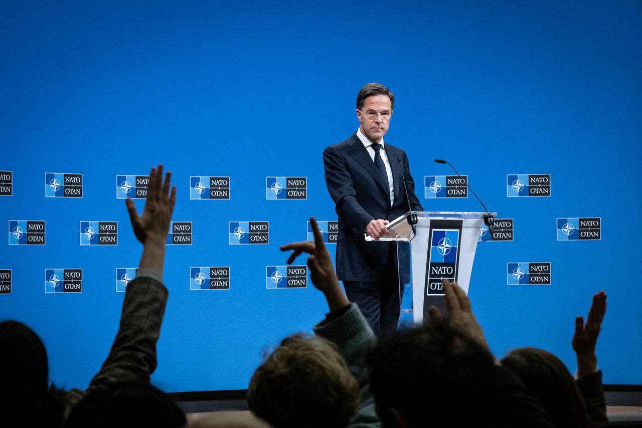 Press conference by NATO Secretary General Mark Rutte ahead of the meetings of NATO Defence Ministers in Brussels