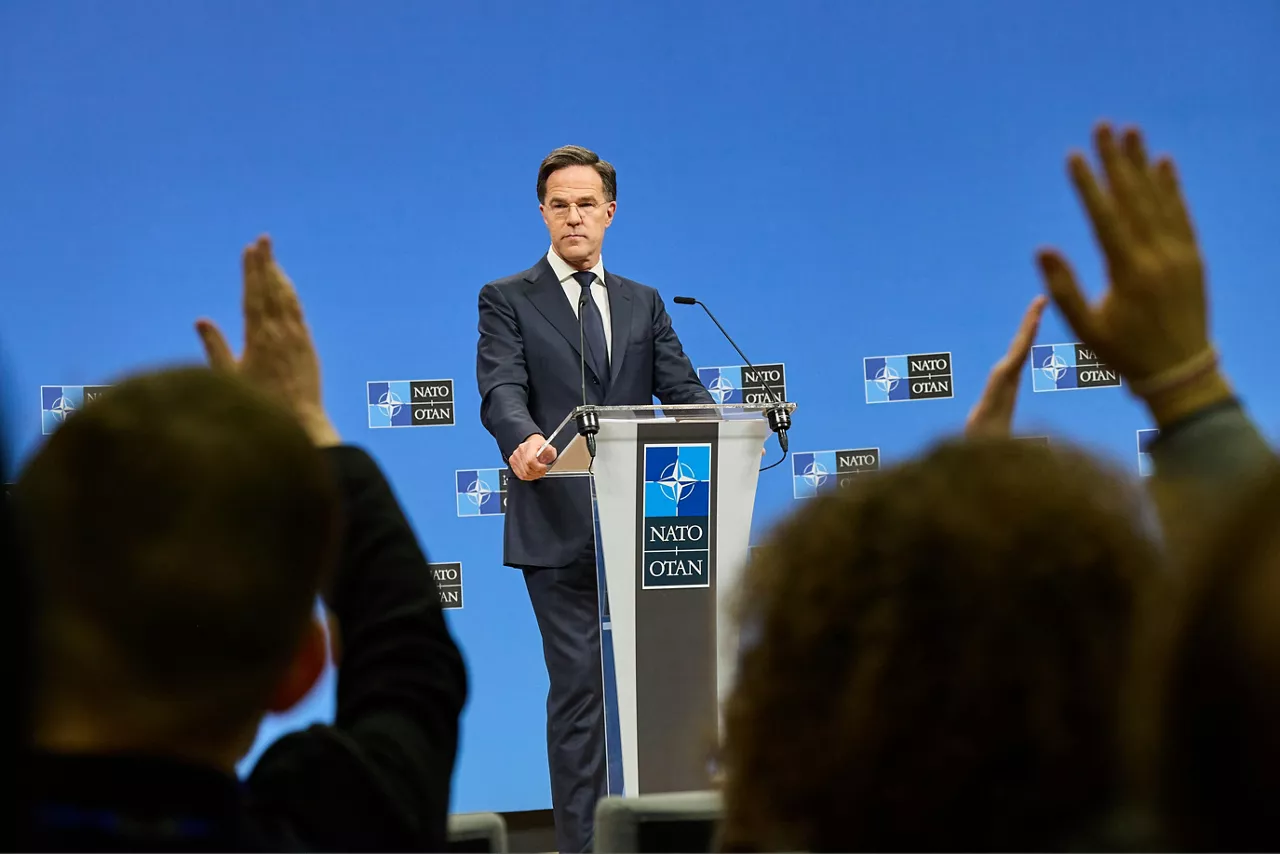 Press conference by NATO Secretary General Mark Rutte ahead of the meetings of NATO Defence Ministers in Brussels