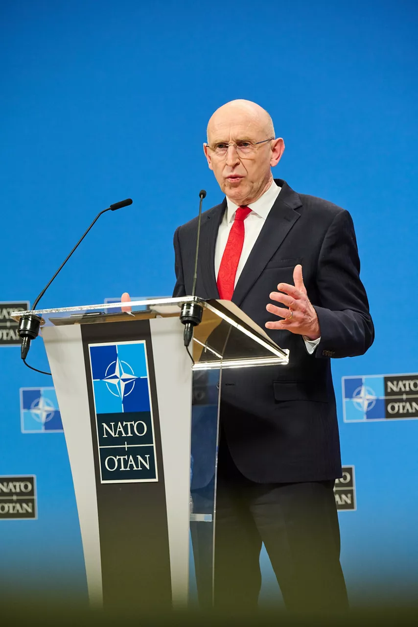 Press Conference by John Healey, Minister of Defence of the United Kingdom at NATO Headquarters in Brussels, Belgium