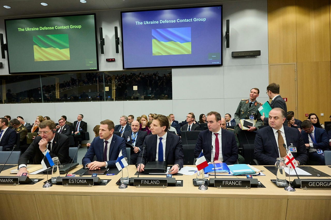 Ukraine Defense Contact Group meeting participants