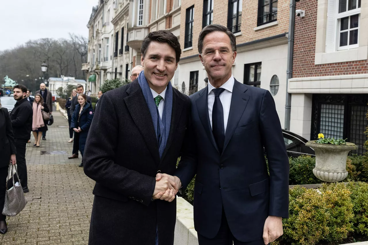 NATO Secretary General Mark Rutte with Prime Minister of Canada, Justin Trudeau