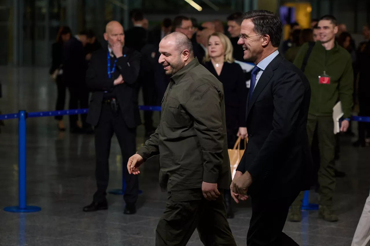 NATO Secretary General Mark Rutte meets with the Minister of Defence of Ukraine, Rustem Umerov