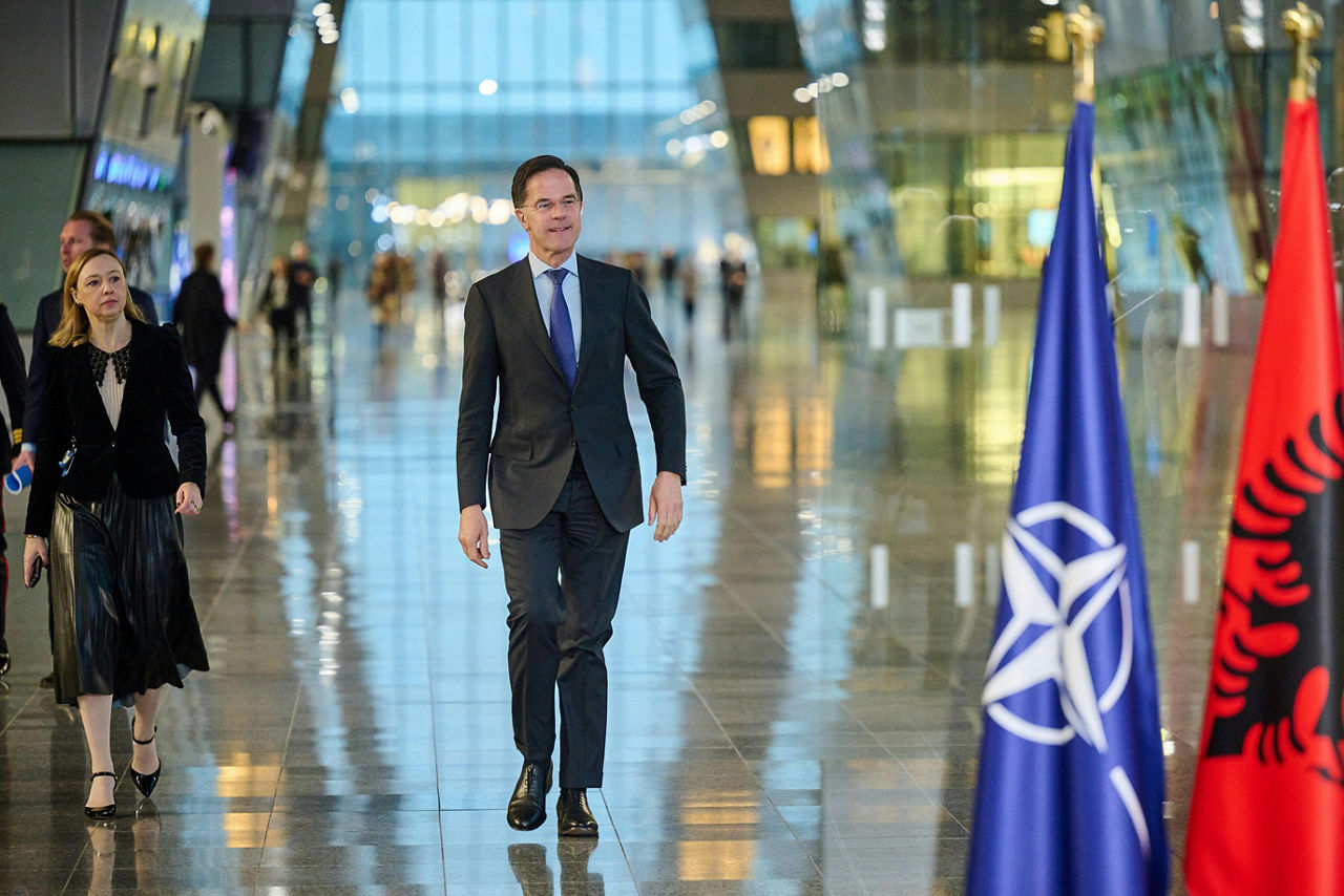 Doorstep statement by NATO Secretary General Mark Rutte at the start of the meeting of NATO Ministers of Defence in Brussels