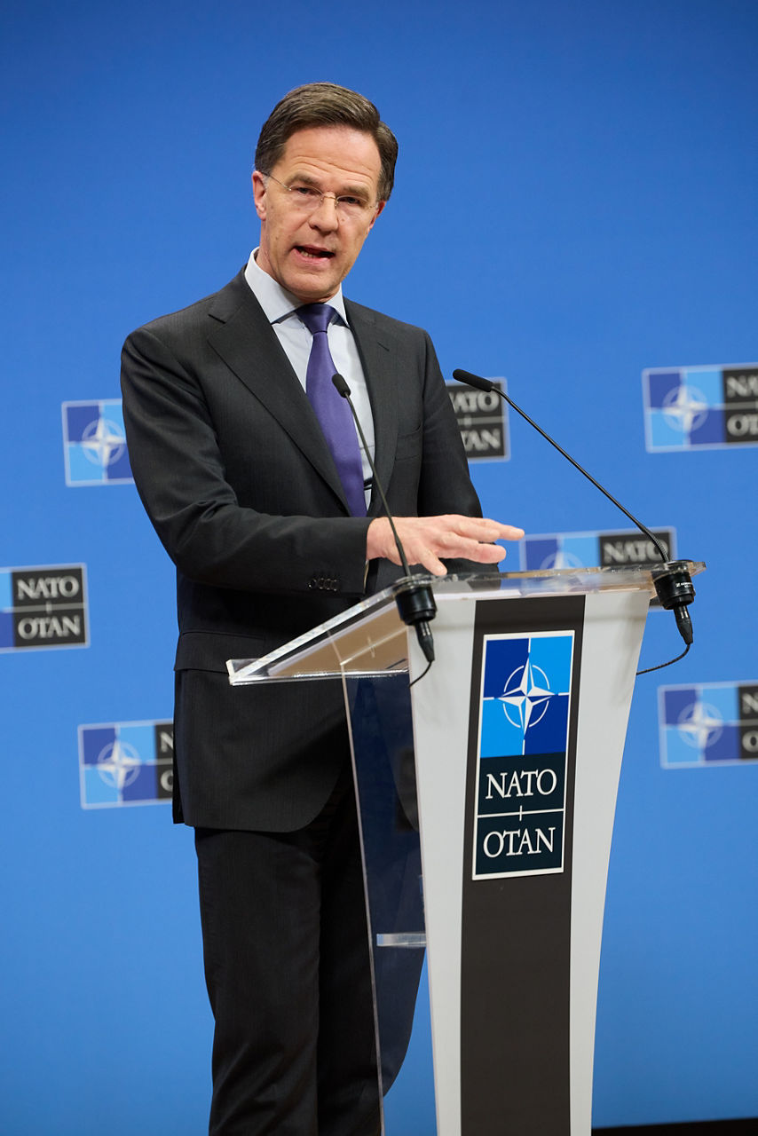 Press conference by NATO Secretary General Mark Rutte following the meetings of NATO Defence Ministers in Brussels