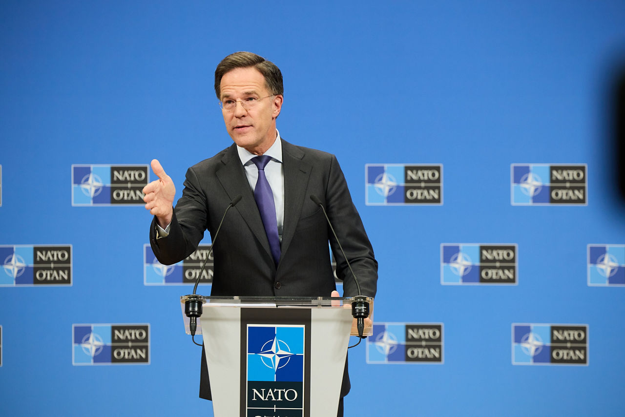 Press conference by NATO Secretary General Mark Rutte following the meetings of NATO Defence Ministers in Brussels
