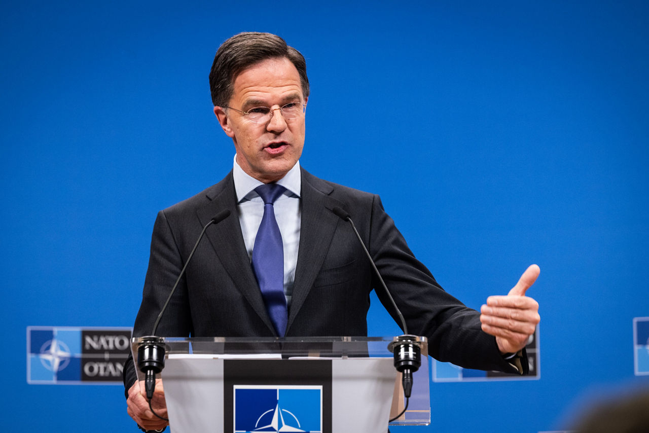 Press conference by NATO Secretary General Mark Rutte following the meetings of NATO Defence Ministers in Brussels