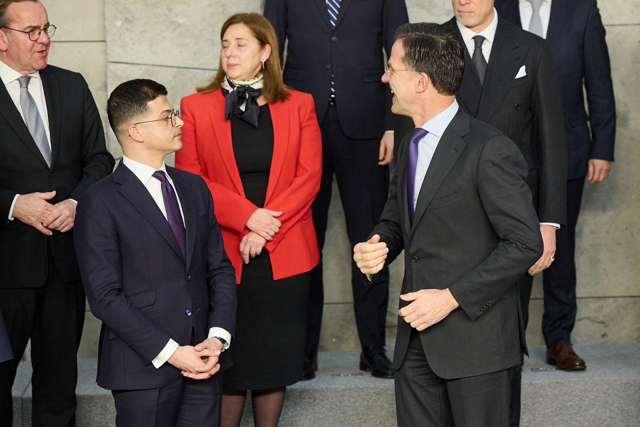 Family photo of NATO Ministers of Defence - Meeting of NATO Ministers of Defence, Brussels