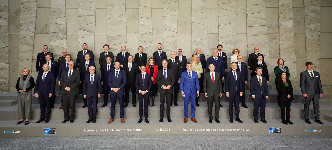 Family photo of NATO Ministers of Defence - Meeting of NATO Ministers of Defence, Brussels