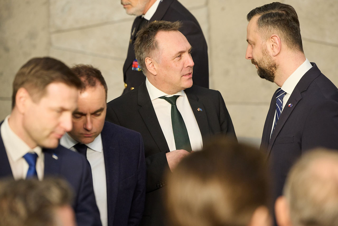 Family photo of NATO Ministers of Defence - Meeting of NATO Ministers of Defence, Brussels