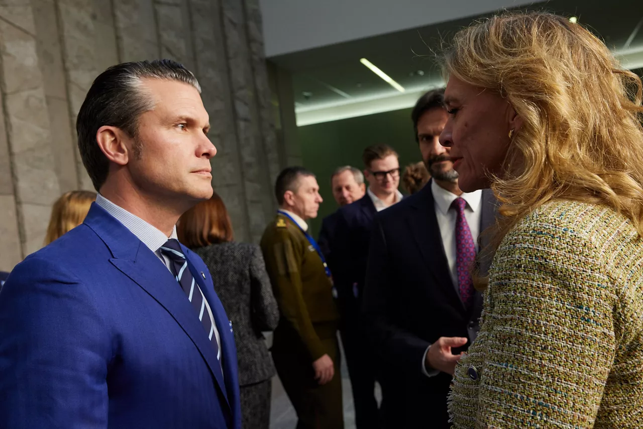 Family photo of NATO Ministers of Defence - Meeting of NATO Ministers of Defence, Brussels