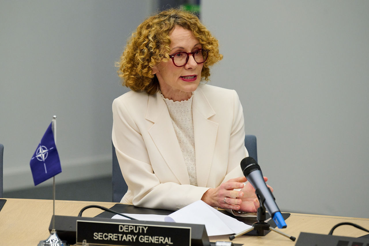 Signing ceremony led by the Defence Investment Division of Letters of Intent and Memorandums of Understanding on Multinational Cooperation - Meeting of NATO Ministers of Defence, Brussels