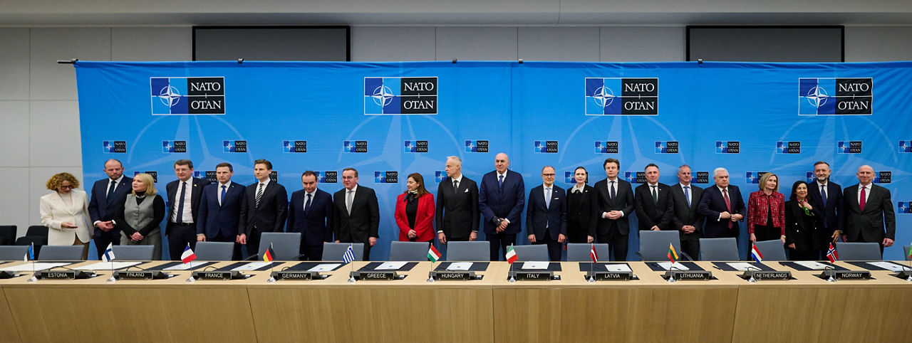 Signing ceremony led by the Defence Investment Division of Letters of Intent and Memorandums of Understanding on Multinational Cooperation - Meeting of NATO Ministers of Defence, Brussels
