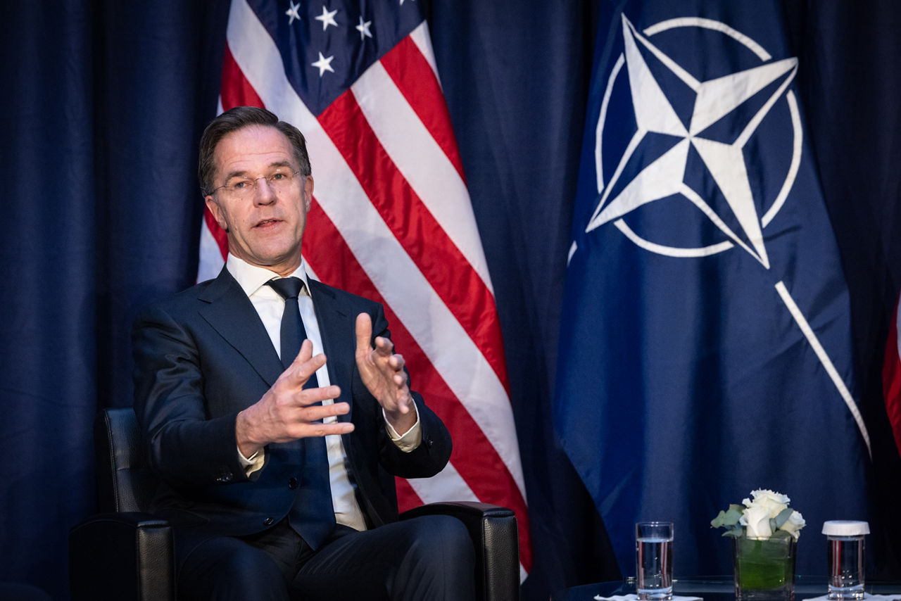 NATO Secretary General Mark Rutte meets with JD Vance, Vice President of the United States