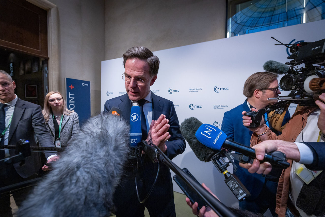 Doorstep statement by NATO Secretary General Mark Rutte at the Munich Security Conference