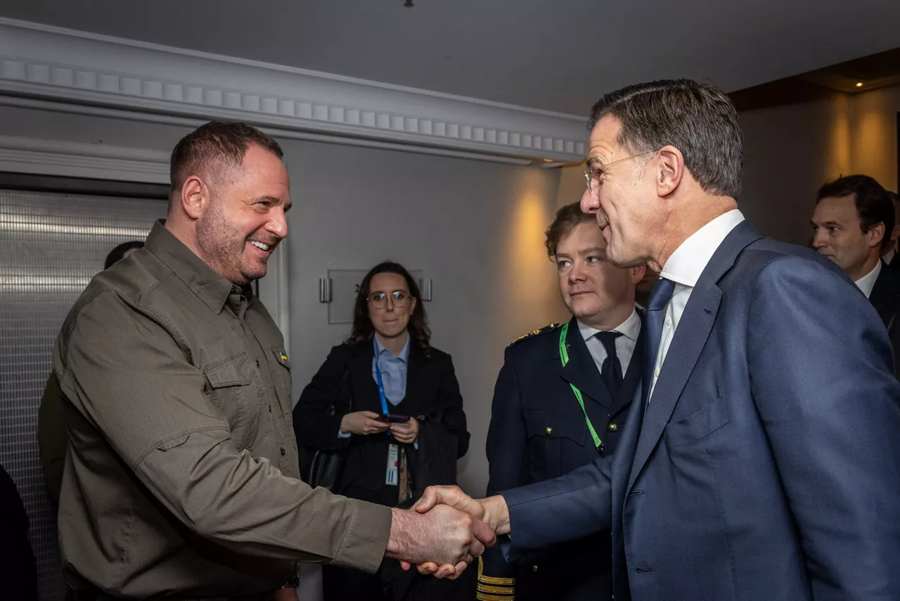 NATO Secretary Genral Mark Rutte with Head of the Presidential Office of Ukraine Andriy Yermak