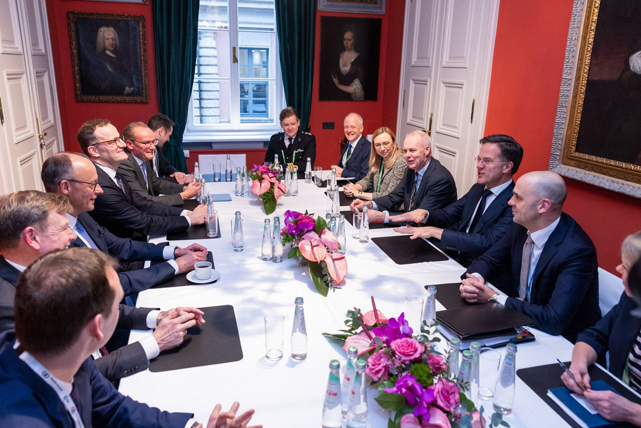NATO Secretary General Mark Rutte meets with Friedrich Merz, Leader of the CDU, Member of the German Bundestag