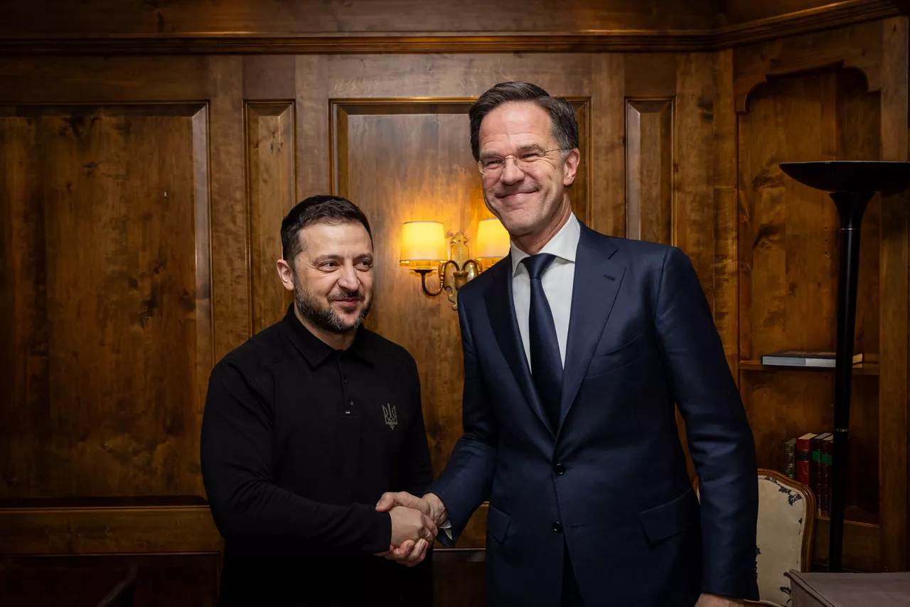 NATO Secretary General Mark Rutte with the President of Ukraine, Volodymyr Zelenskyy