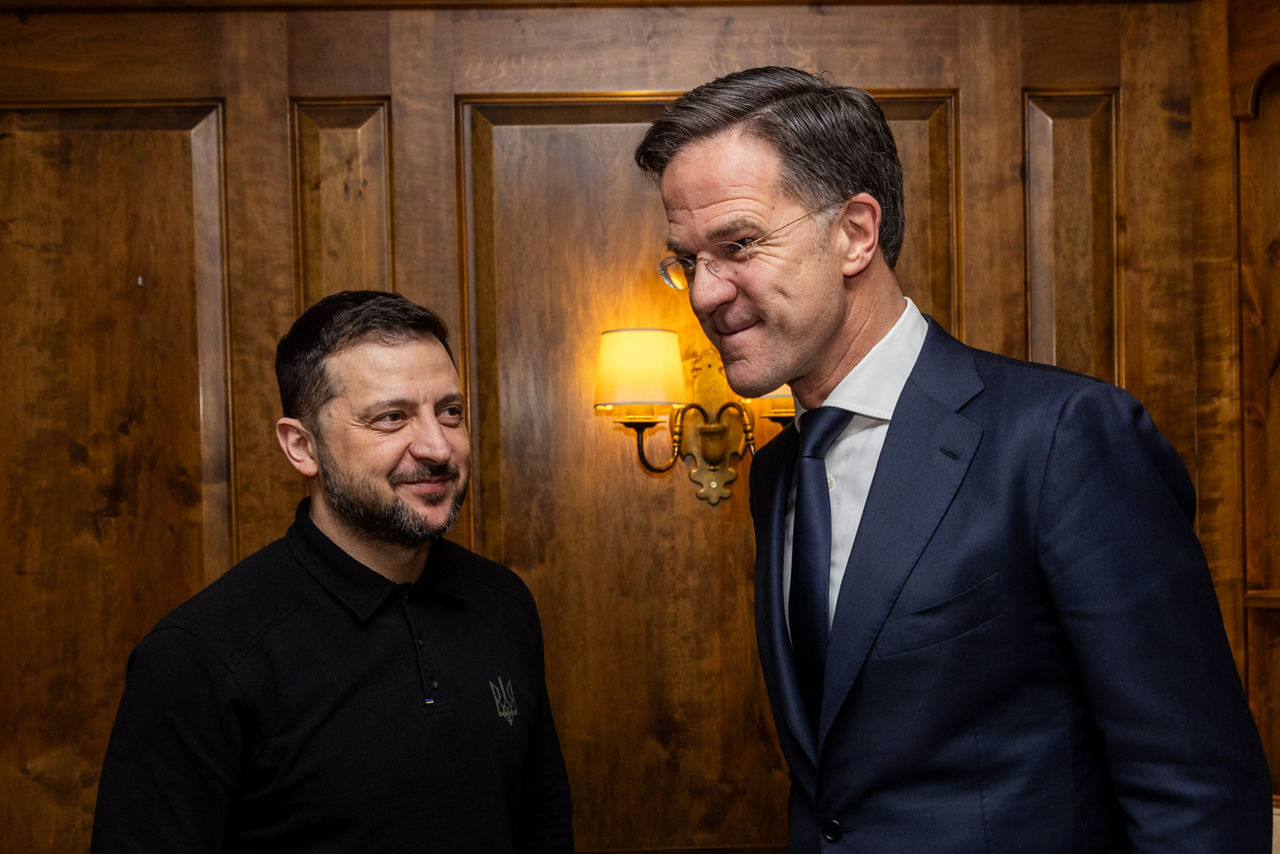 NATO Secretary General Mark Rutte with the President of Ukraine, Volodymyr Zelenskyy