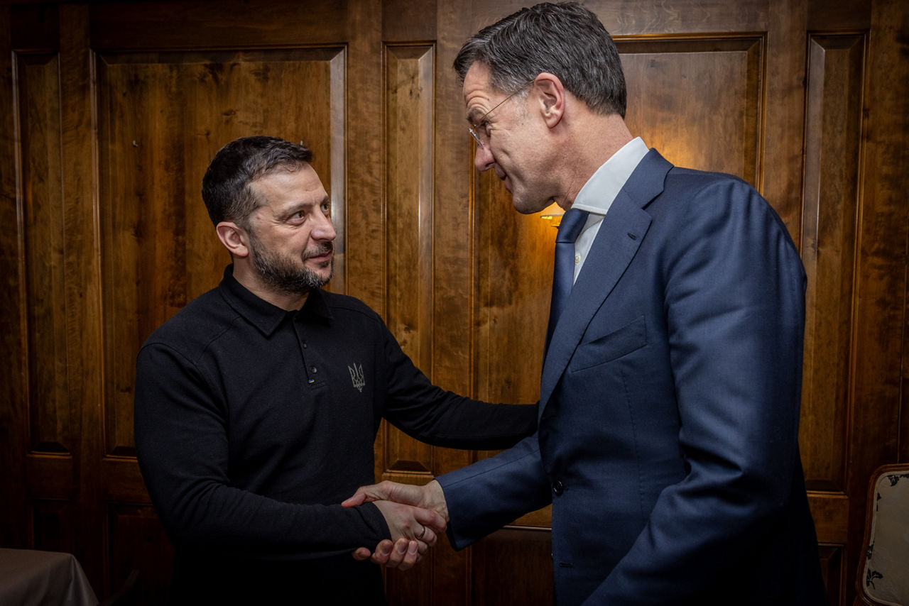 NATO Secretary General Mark Rutte with the President of Ukraine, Volodymyr Zelenskyy