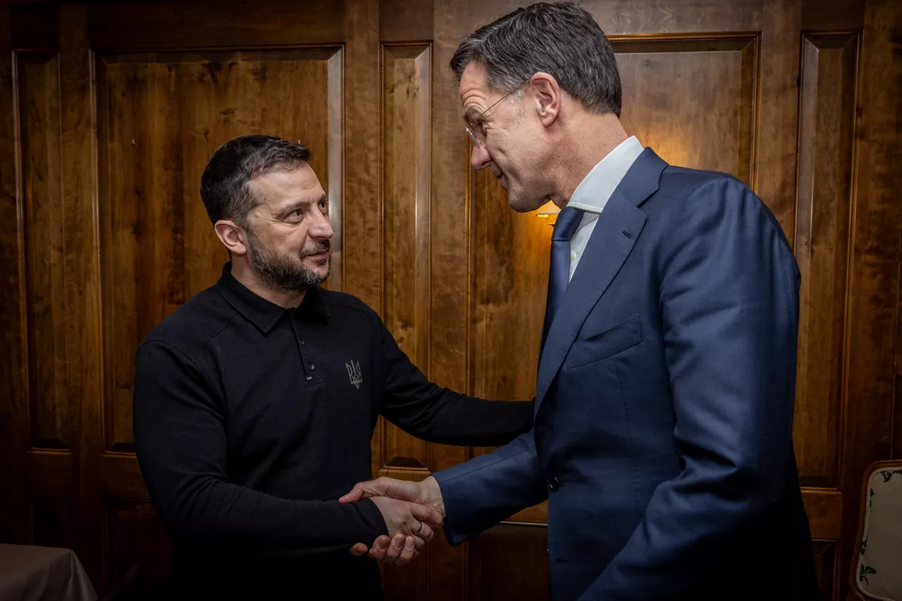 NATO Secretary General Mark Rutte with the President of Ukraine, Volodymyr Zelenskyy