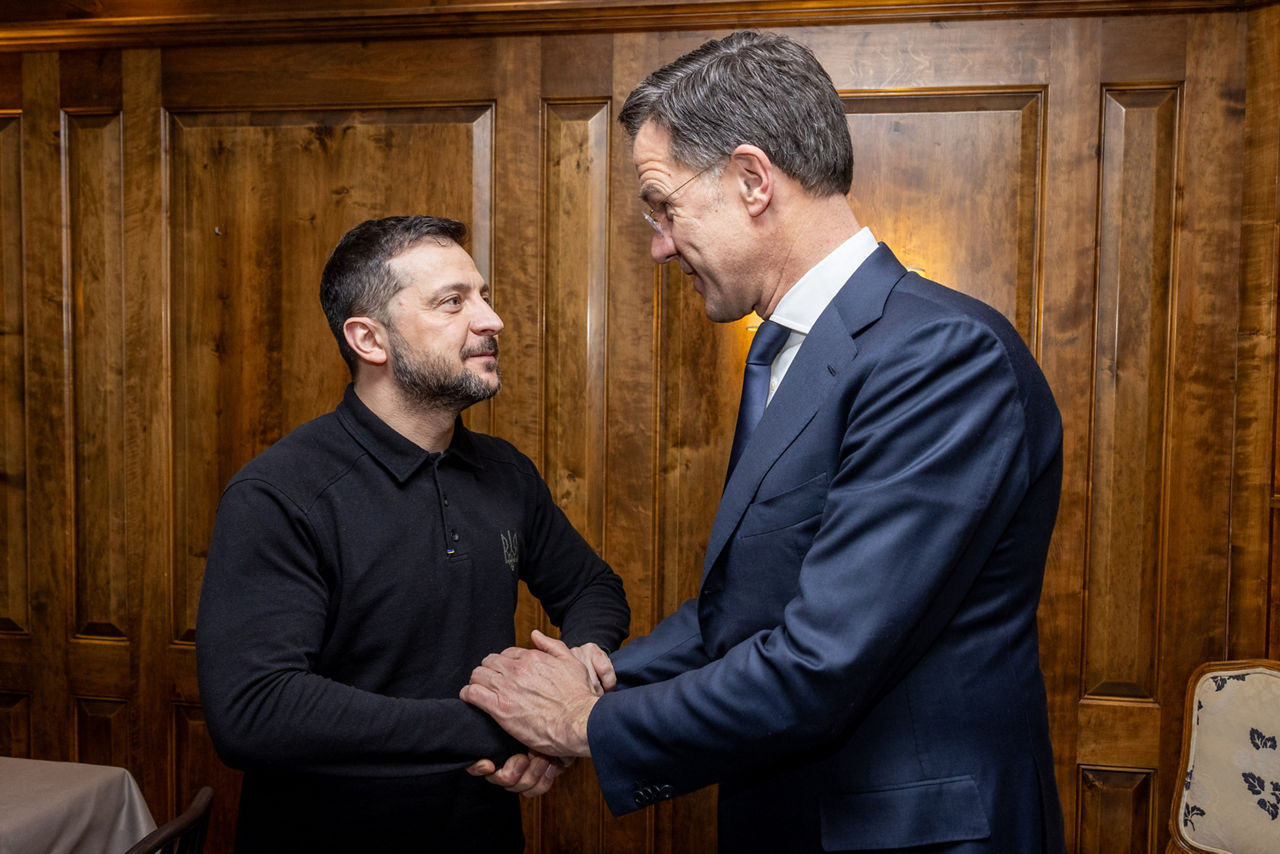NATO Secretary General Mark Rutte with the President of Ukraine, Volodymyr Zelenskyy