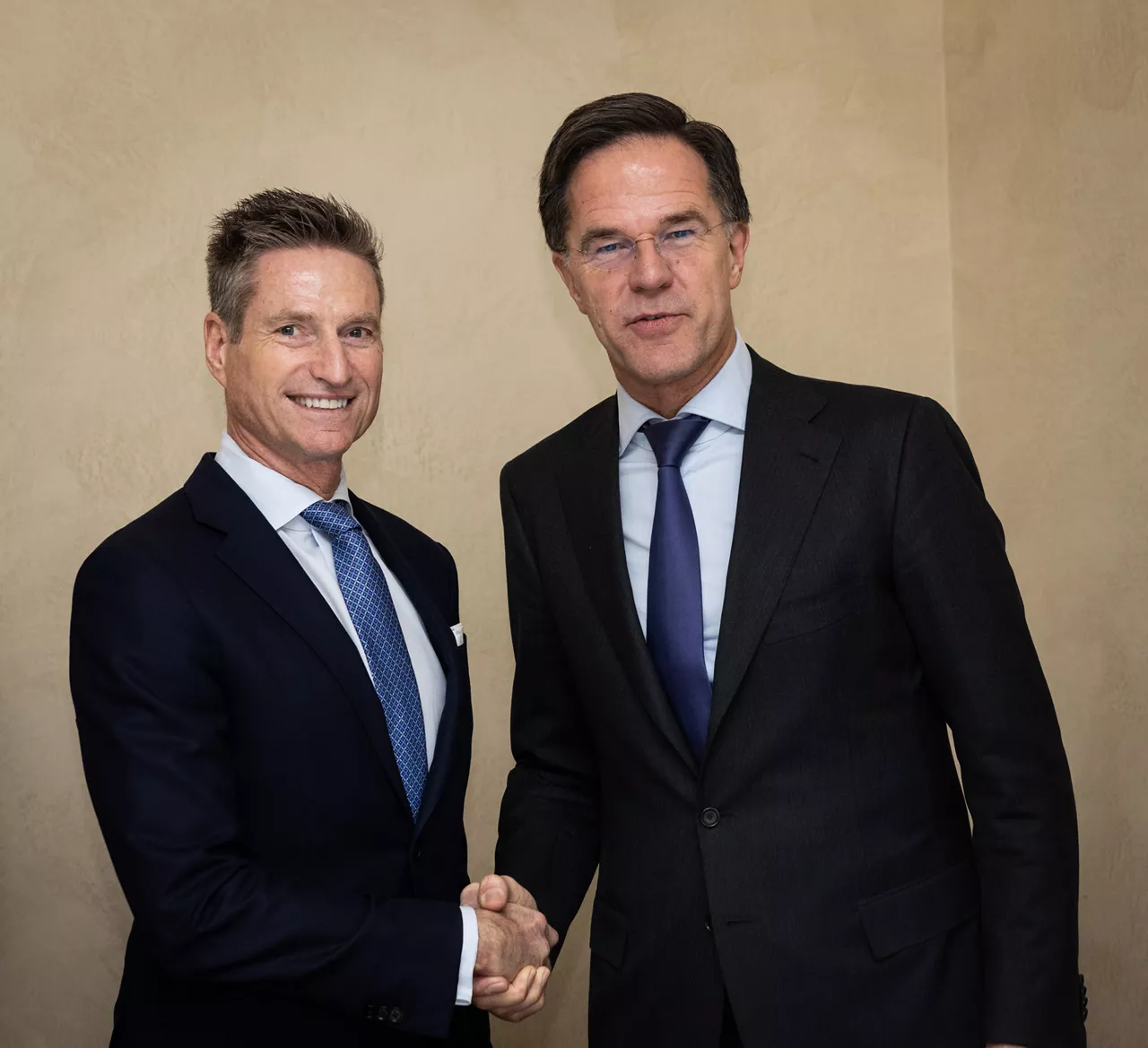 NATO Secretary General Mark Rutte with Jim Taiclet, CEO of Lockheed Martin