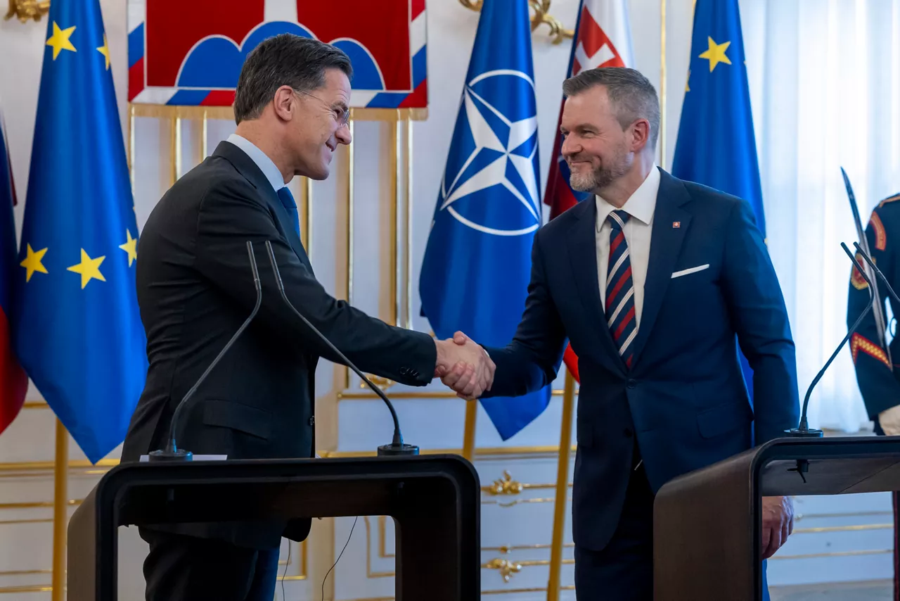 Joint press conference with NATO Secretary General Mark Rutte and the President of the Slovak Republic, Peter Pellegrini