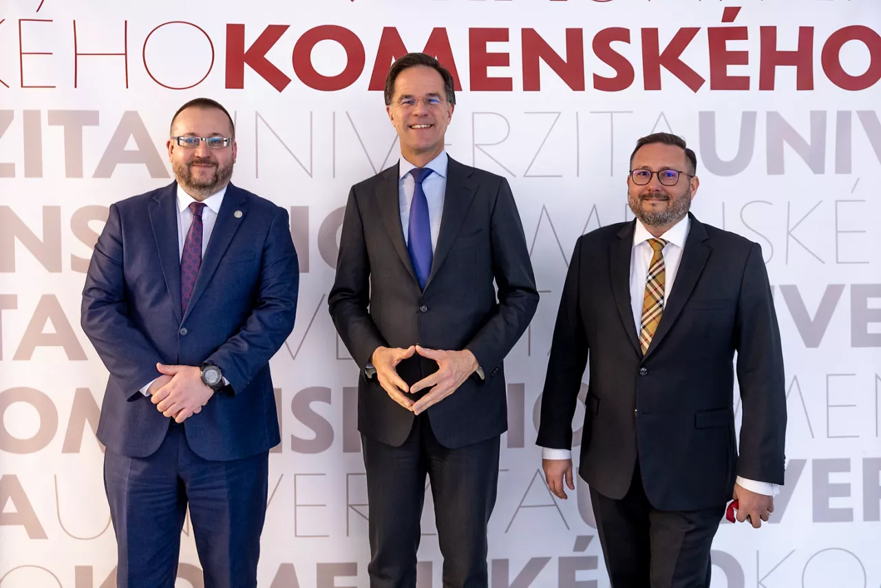 NATO Secretary General Mark Rutte visits the Comenius University in Bratislava and engages with the students