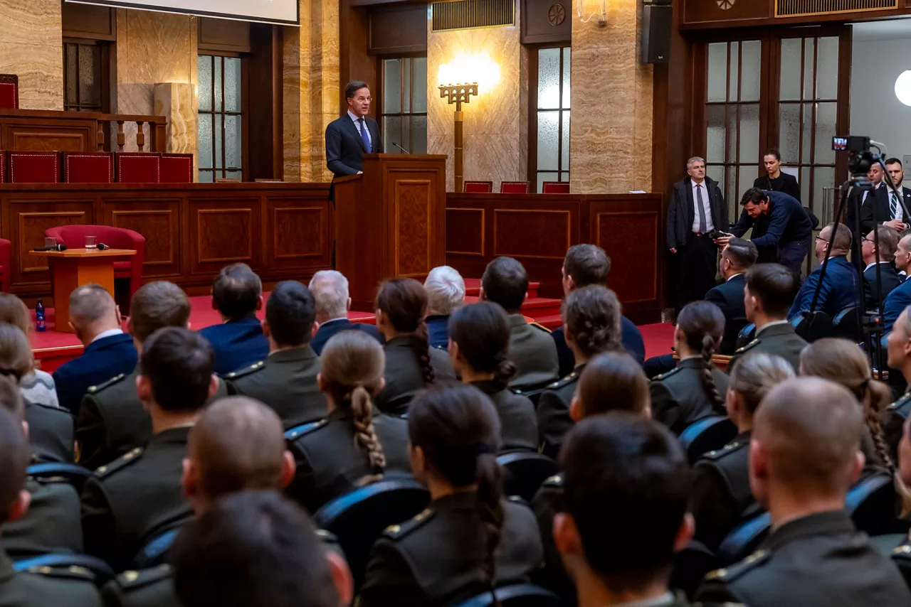 NATO Secretary General Mark Rutte visits the Comenius University in Bratislava and engages with the students